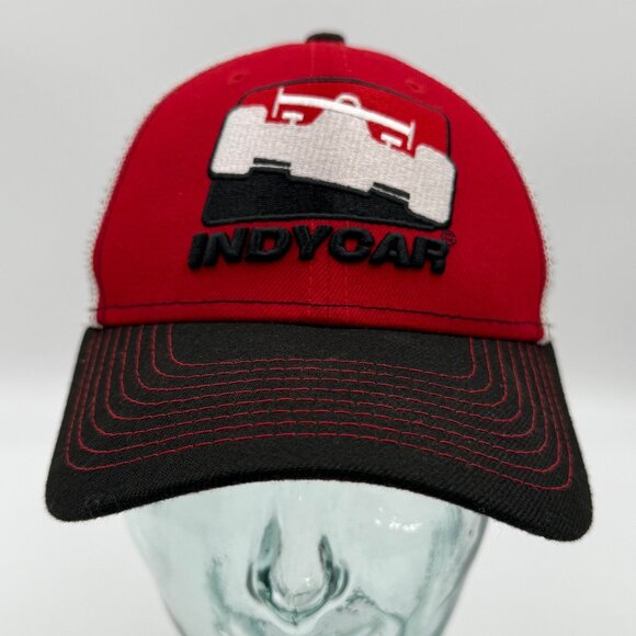 New Era 9Forty INDYCAR Hat Youth One Size Strapback Cap Adjustable Red Black - Picture 1 of 10